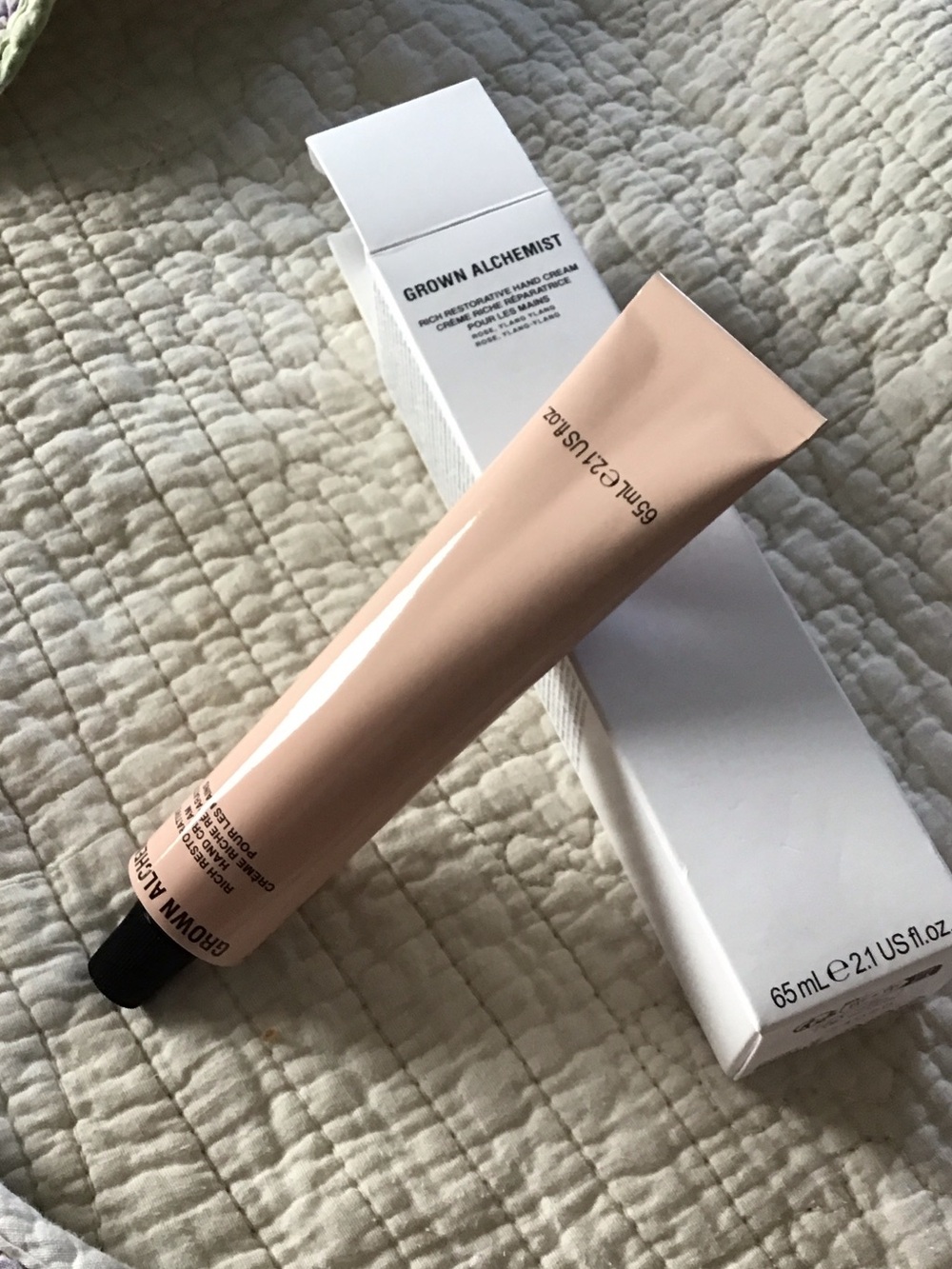 New Grown Alchemist Nude Pink Hand Cream with Rose and Ylang-Ylang